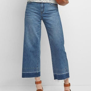 Gap wide leg high rise chino jeans